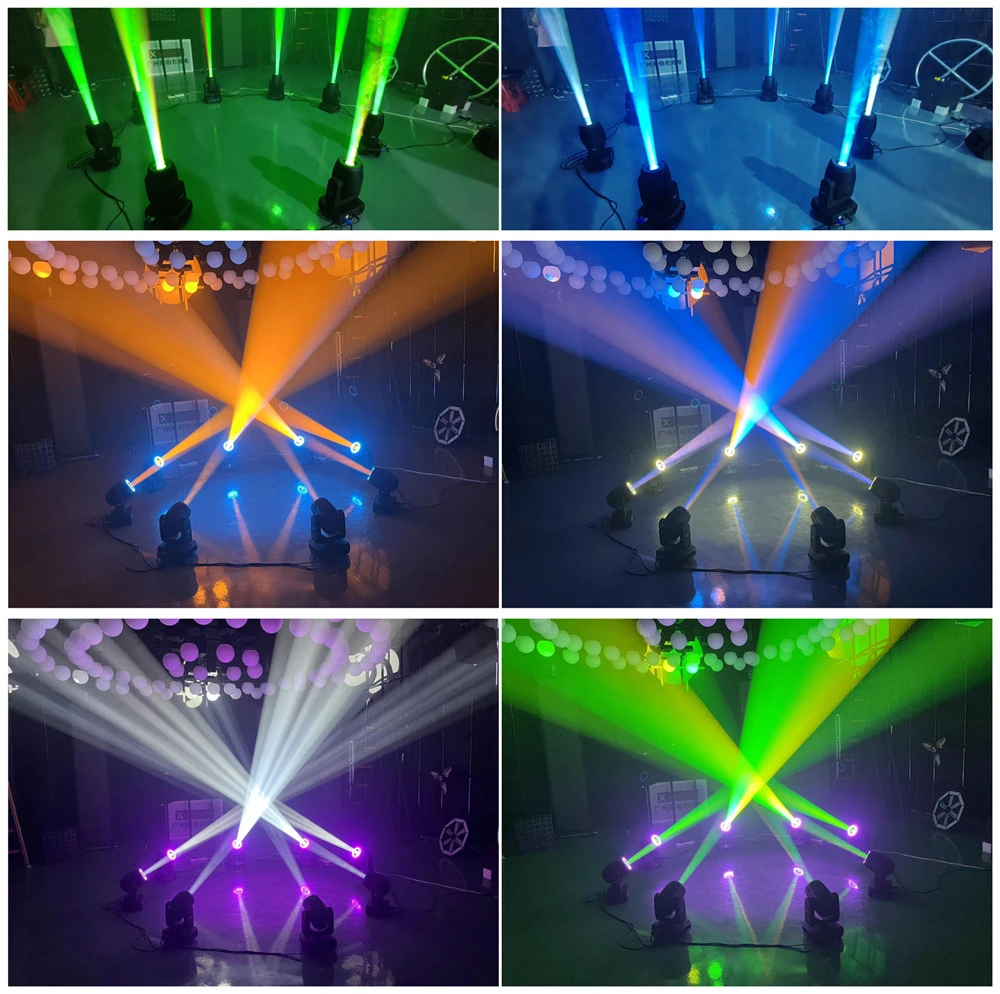 150W LED Moving Head Spot Light with LED Ring Rainbow Effect