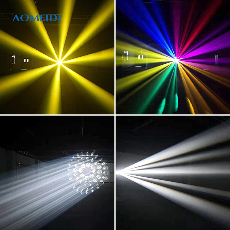 Rainbow Prisms Sharpy 250W Super Beam Moving Head Stage Lights for Party Wedding