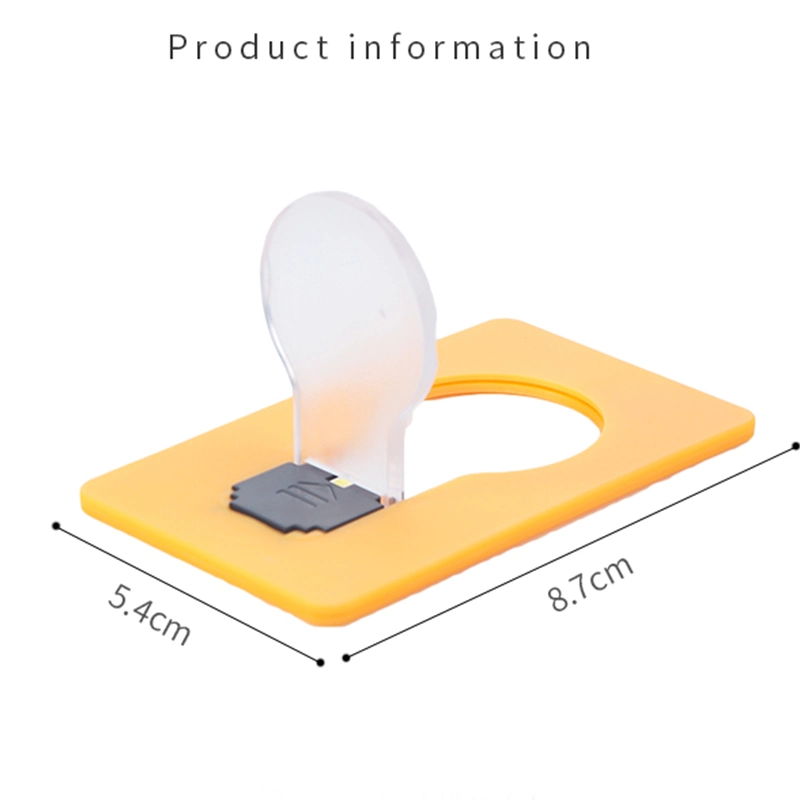 Custom LED Mini Pocket Christmas Credit Card Light for Promotion