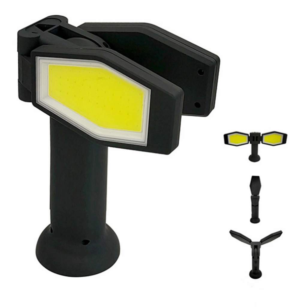 New Upgrade Car Repair Working Spotlight Emergency Folding COB Inspection Work Lamp Rechargeable Rotating Head Portable LED Work Light