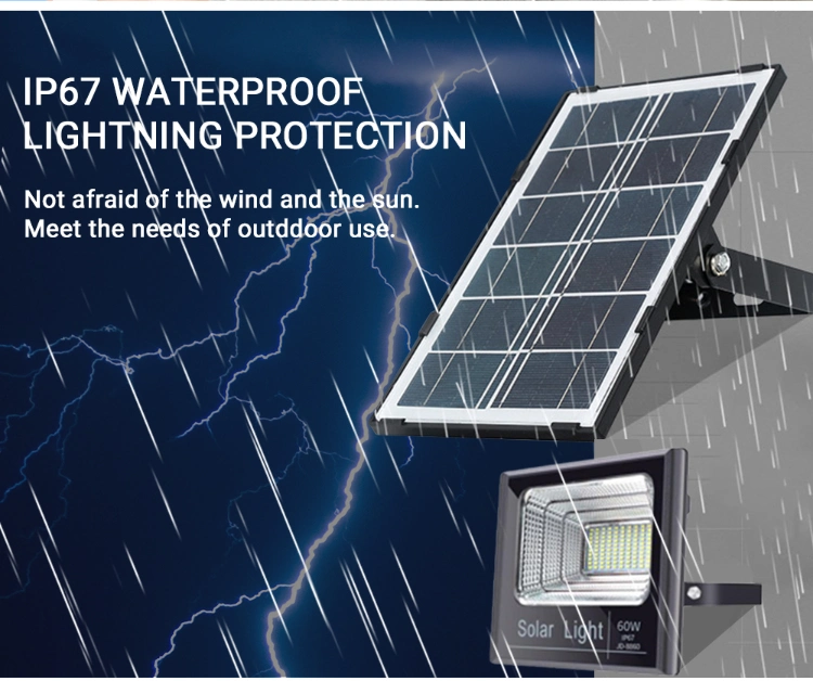 High Lumen IP67 Waterproof ABS Stadium Remote Control Solar Street Wall Light 30W 60W 150W 300W 400W 600W 800W 1000W Outdoor LED Solar Flood Light