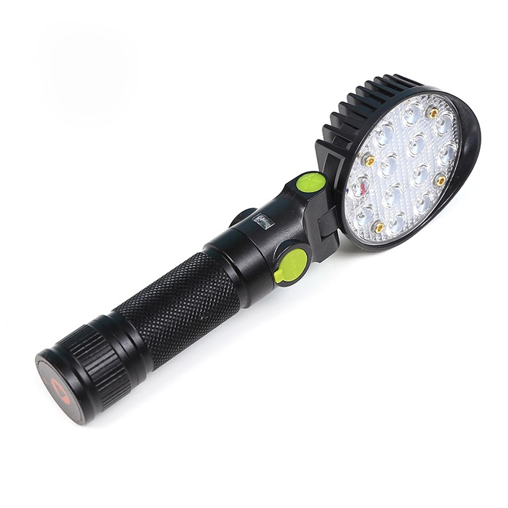 New Upgrade Rechargeable Inspection Spot Lights Portable Hook Camping Emergency COB Work Lamp Rotating Head 18650 LED Work Light