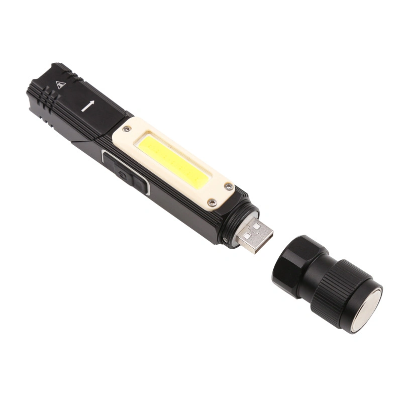 High Quality Rechargeable Car Inspection Spot Lamp Rotating Head Emergency Lighting Cordless LED Under Hood COB Work Light