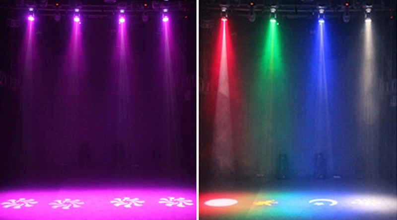 6PCS LED+1 Laser Wash Gobo Pattern Laser Moving Head Super Beam Light for Clear Bar KTV
