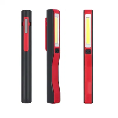 Wholesale Quality Mini Portable Inspection Spotlight Pocket Magnetic Clip COB LED Work Lamp Rechargeable Penlight Hot LED Work Light