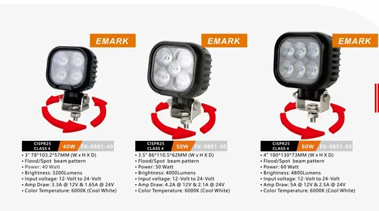 ECE R10 Oval 30W 5.5inch CREE LED Flood Work Light for Agriculture Tractor Forklift Forestry Machinery Heavy Duty (GT16215)