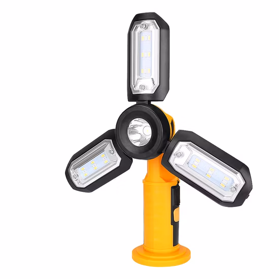 Brightenlux 2022 New Design High Bright Foldable Magnetic USB Rechargeable LED Work Light with Power Bank Function