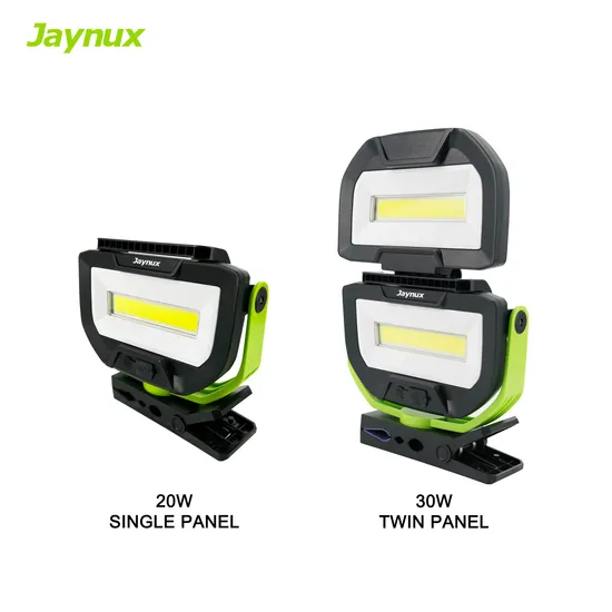 30W Portable LED Work Light Rechargeable with Magnetic Clamp Base for Car Repair and Motor Repair Inspection 
