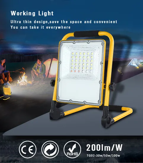 Super Bright Rechargeable Folding LED Work Light for Mechanics 