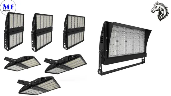 200W 400W 800W 1000W 1200W High Power LED Flood Light with Ik10 IP66 Design Dali 0