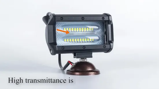 Square Double Beam LED Work Lamp for Jeep Truck 
