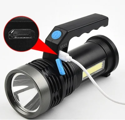 Flashlight Super Bright Rechargeable Camping Lantern Work Light Portable Torch
