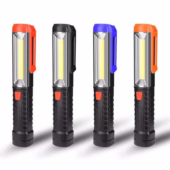 Good Quality COB LED Work Light with Bottle Opener Blinking LED Flashlight Torch