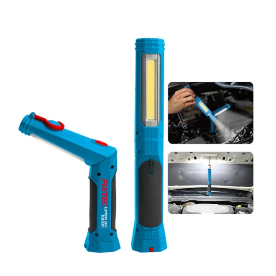 Fixtec Rechargeable LED Work Light Adjustable 3.7V Cordless Portable Magnetic Mechanic Light for Car Repair 