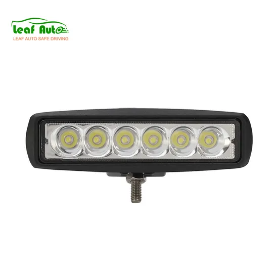 Focos LED 6 Inch 18W LED Work Lamp for Motorcycle Truck Trailer 4X4 12V Offroad Car 6