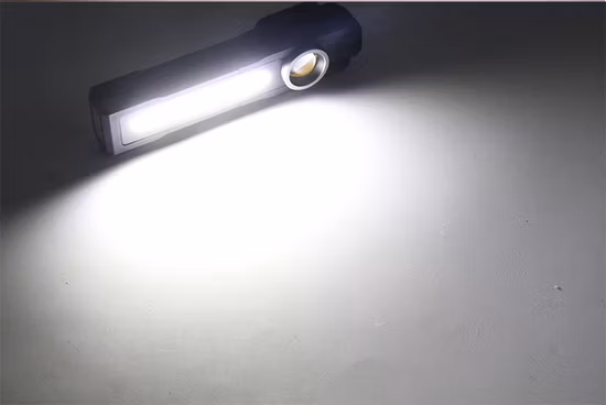 C8 Tactical LED Flashlight T6/L2/COB+T6 Torch for Riding Camping Hiking with Side COB Work Light Design by 18650 battery