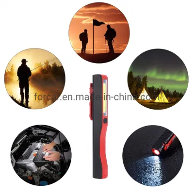 Wholesale Camping Work Lamp Rechargeable Working Spotlight Super Bright COB LED Flashlight Pocket Torch Camping Torch Inspection LED Work Light